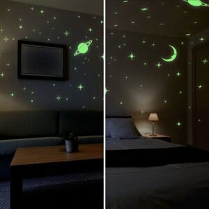 NIB WalPlus Wall Stickers | Glow in the Dark Starry Night